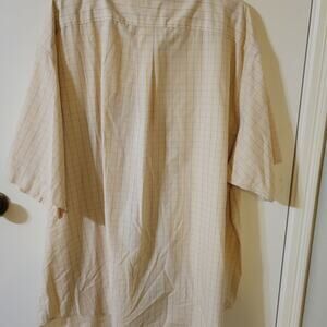 mens 3XL button up short sleeved shirt